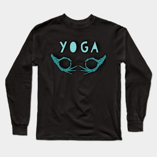 Yoga hands technique 9999 Long Sleeve T-Shirt